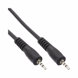 InLine Cavo Audio Jack 2,5mm maschio / maschio, Stereo, 3m, 2.5mm, Maschio, 2.5mm, Maschio, 3 m, Nero