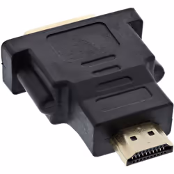 InLine Adattatore HDMI-DVI, Tipo A Maschio a DVI-D 24+1 Femmina, dorato, 4K2K - Vista aggiuntiva 2