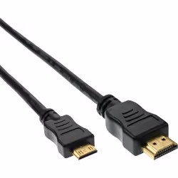 InLine 4043718097333, 1,5 m, HDMI tipo A (Standard), HDMI Type C (Mini), Nero