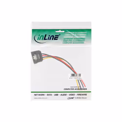 InLine Cavo adattatore di aliment., 1x 5,25" M a SATA 15pin, con ling. 0,15m