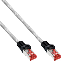 InLine Cavo patch Lan, S/FTP (PiMf), Cat.6, 250 MHz, PVC, CU, trasparente, 3m