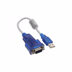 InLine 4043718111091, USB, Sub-D, Blu, Grigio, Trasparente