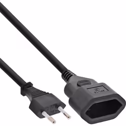 InLine 4043718113286, 5 m, Spina di alimentazione di tipo C, CEE7/16