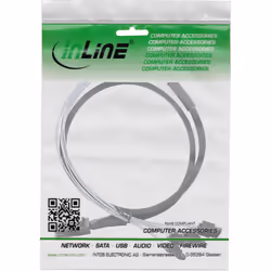 InLine Cavo Mini SAS, SFF-8087 a 4x SATA, 0,50m, configurazione 1:1, OCR