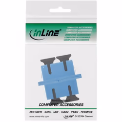 InLine 4043718114412 adattatore di fibra ottica SC/SC 1 pz Blu