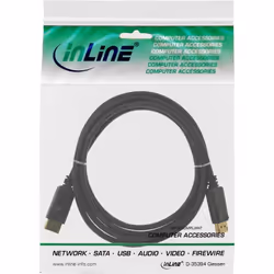 InLine 4043718118106 cavo DisplayPort 5 m Nero