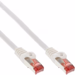 InLine 4043718120543, 25 m, Cat6, S/FTP (S-STP), RJ-45, RJ-45, Bianco