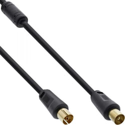 InLine 4043718129409 cavo coassiale 5 m IEC Nero