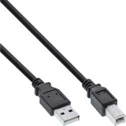 InLine Cavo USB 2.0 A maschio / B maschio, nero, 3m