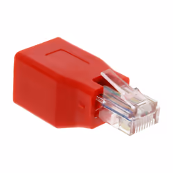 InLine Adatatore Crossover RJ45 femmina/maschio compatto, RJ-45, RJ-45, Rosso