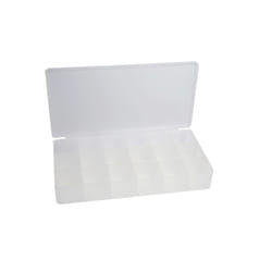 InLine Box portaminuteria, plastica trasparente. 213x114x35mm, 18 slot