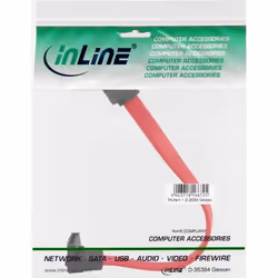 InLine 4043718163168 cavo SATA 0,15 m SATA 7-pin Nero, Rosso