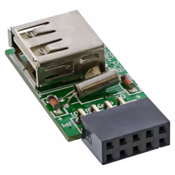 InLine Card Reader USB 2.0 Interno, MicroSDHC Max 32GB, MicroSDXC Max 2TB, microSDHC, microSDXC, Multicolore, 480 Mbit/s, USB ...