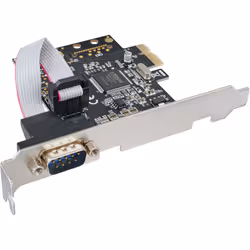 InLine Scheda seriale PCIe, 1x Sud-D 9pin maschio, Moschip MCS9901, PCIe, Seriale, MosChip MCS9901, 2500 Mbit/s, 2,5 Gbit/s, ...