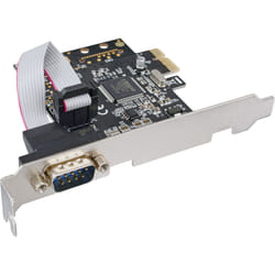 InLine Scheda seriale PCIe, 1x Sud-D 9pin maschio, Moschip MCS9901