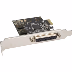 InLine Scheda seriale e parallela, PCIe, 2x Sub-D 9pin M 1x 25pin F, PCIe, Parallelo, Seriale, Moschip MCS9901CV-CC, 2500 Mbi ...
