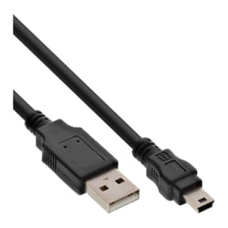 InLine Cavo USB 2.0 Mini, Am/ Bm(5pol.), Sony, Casio, Palm, Canon, HP, 0,5m