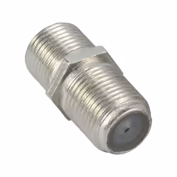 InLine Connettore F SAT (presa doppia, accoppiamento F), confezione da 100pz., F(SAT), F(SAT), Oro