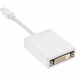 InLine 4043718174447, DVI-D, Mini DisplayPort, Bianco