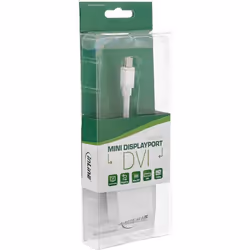 InLine 4043718174447 adattatore per inversione del genere dei cavi DVI-D Mini DisplayPort Bianco