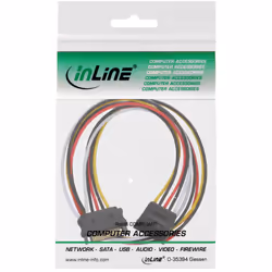 InLine Prolunga di alimentazione interna, spina/presa SATA, 1m