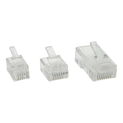InLine Spina modulare 6P4C RJ11 a crimpare su cavo piatto, conf.100pz