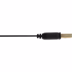InLine Cavo USB 2.0 A maschio / A femmina, Piatto, prolunga, dorato, nero, 1m