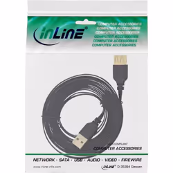 InLine 4043718178810 cavo USB USB 2.0 3 m USB A Nero