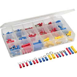InLine Terminali e capicorda in comodo box contenitore, assortimento 200pz
