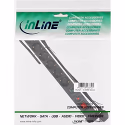 InLine 4043718188307 prolunghe e multiple 1,5 m 6 presa(e) AC Interno Nero