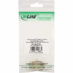 InLine 89989K adattatore di fibra ottica LC/LC 1 pz Beige