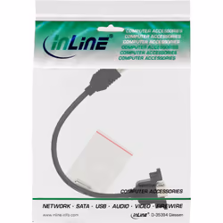 InLine Cavo USB 2.0 pannello B femmina / A femmina, 0,2m