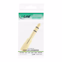 InLine Adattatore Audio, 6,3mm Jack maschio a 3,5mm Jack femmina, Stereo