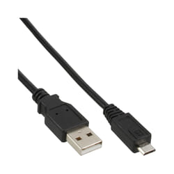 InLine Cavo USB 2.0 Micro, A maschio / Micro B maschio, nero, 5m