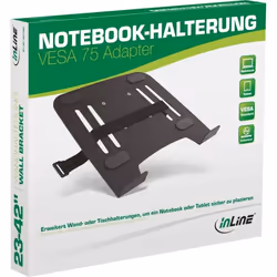 InLine 4043718210688 supporto per laptop Mensola a braccio per notebook Nero