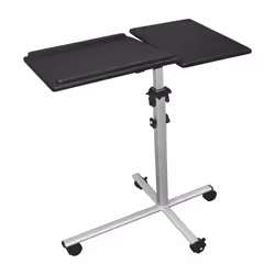 InLine Carrello Supporto Videoproiettori e Notebook, altezza 70-90cm, Argento, Acciaio, 10 kg, 70 - 90 mm, 750 mm, 550 mm
