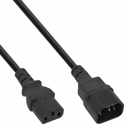 InLine Prolunga cavo di alimentazione da C13 a C14 1,8 m con ETL (per uso USA), 1,8 m, Accoppiatore C13, Accoppiatore C14
