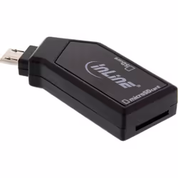 InLine 4043718213979, MicroSD (TransFlash), MicroSDHC, SD, SDHC, Nero, 480 Mbit/s, USB 2.0