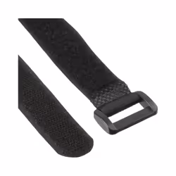 InLine Cinghie di fissaggio con chiusura a strappo, 20x200mm, nero, 10pz, Nero