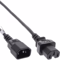 InLine 16811, 2 m, Accoppiatore C15, IEC C14