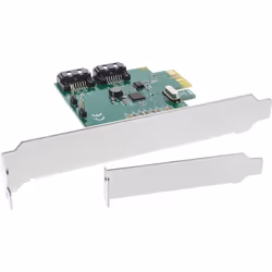 InLine Controller SATA 6Gb/s, 2 Canali, x1 PCIe 2.0, RAID 0/1/SPAN, PCIe, SATA, A basso profilo, PCI 2.0, 6 Gbit/s, 0, 1, SPA ...