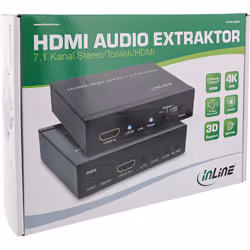 InLine Estrattore audio HDMI/separatore di segnale, ingresso 4K2K HDMI