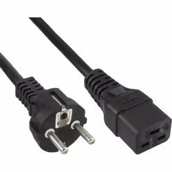 InLine 16658F, 2 m, Spina di alimentazione di tipo F, IEC C19, 16 A