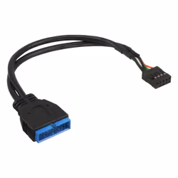 InLine Cavo USB 2.0 interno 10pin F, USB 3.0 19pin M, 0,30m, 0,3 m, Maschio, Maschio, 1 pz