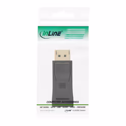 InLine Adattatore DisplayPort maschio a HDMI femmina, nero, 4K2K, DP 1.1, 1080p