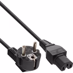 InLine 16810E, 3 m, CEE7/7, Accoppiatore C15