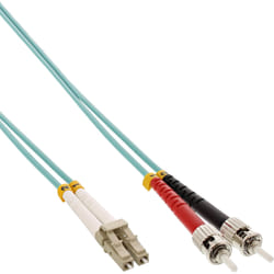 InLine Cavo Duplex, LC/ST 50/125µm, Fibra Ottica OM3, 25m