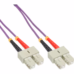 InLine Cavo Duplex, SC/SC 50/125µm, Fibra Ottica OM4, 20m, 20 m, OM4, 2x SC, 2x SC