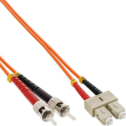InLine SC/ST, 0.5 m cavo InfiniBand e in fibra ottica 0,5 m 2x SC 2x ST Arancione