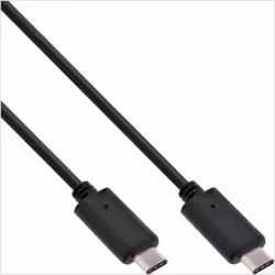 InLine USB 3.1 Typ C, 1m, 1 m, USB C, USB C, USB 3.2 Gen 2 (3.1 Gen 2), Maschio/Maschio, Nero